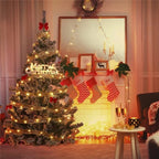 Christmas Ribbon Lights Wire-Reinforced Organza Battery-Powered 10 Meters