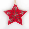 Christmas Star Ornament Durable Felt Hanging Cord