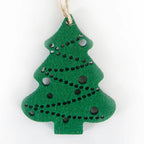 Christmas Star Ornament Felt With Hanging Cord