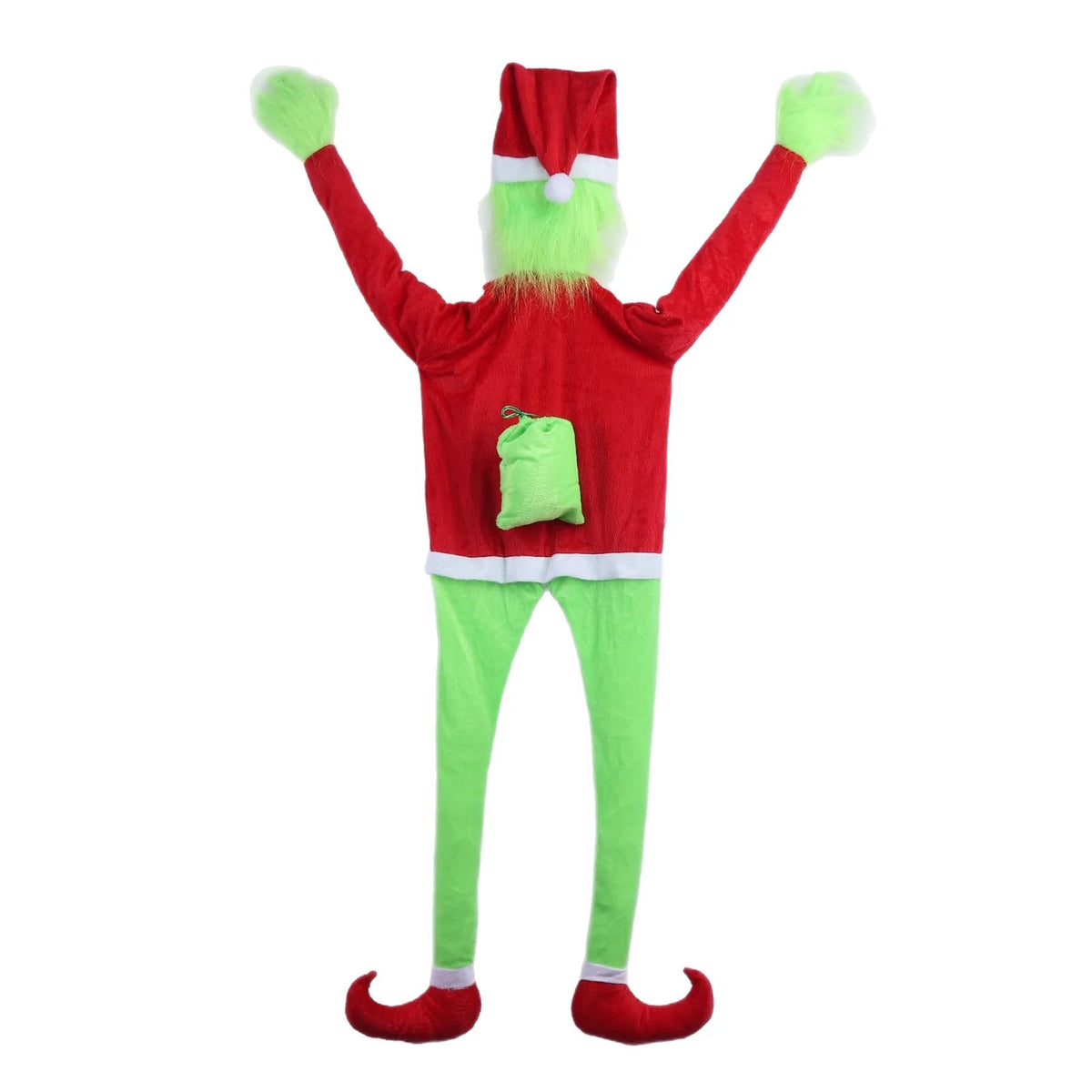 Christmas Stocking Funny Grinch Design Durable Soft Fabric