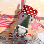 Christmas Stocking Gnome Design Felt & Soft Fabric