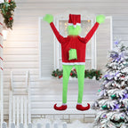 Christmas Stocking Grinch Design Soft Durable Fabric