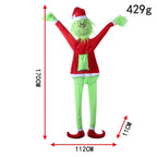 Christmas Stocking Grinch Design Soft Durable Fabric