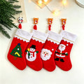 Christmas Stocking Plush Soft Festive Motifs