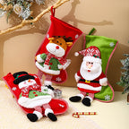 Christmas Stocking Reindeer Design Soft Durable Fabric
