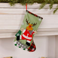 Christmas Stocking Reindeer Motif Durable Fabric