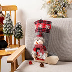 Christmas Stocking Reindeer Motif Durable Spacious Interior