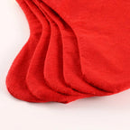 Christmas Stocking Spacious Durable Soft Fabric Gold Trim