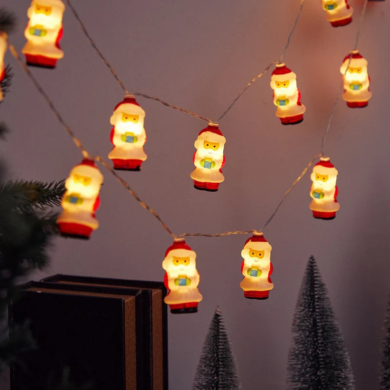 Christmas String Lights Snowman LED Energy-Saving Indoor & Outdoor