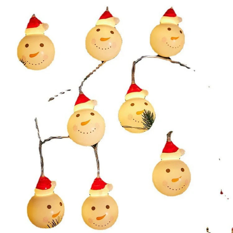 Christmas String Lights Snowman LED Energy-Saving Indoor & Outdoor