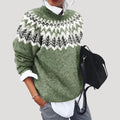 Christmas Sweater Fair Isle Yoke Regular Fit