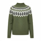 Christmas Sweater Fair Isle Yoke Regular Fit