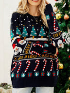 Christmas Sweater Festive Cozy Fit Soft & Warm