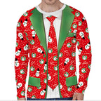 Christmas Sweater Holiday Print Warm & Comfy Nine Designs