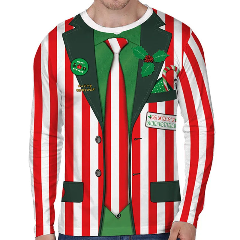 Christmas Sweater Holiday Print Warm & Comfy Nine Designs
