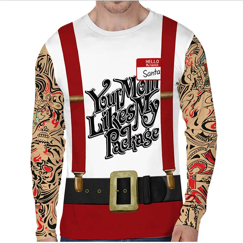 Christmas Sweater Holiday Print Warm & Comfy Nine Designs