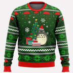 Christmas Sweater Neon-Effect Graphic Soft Knit Unisex Fit