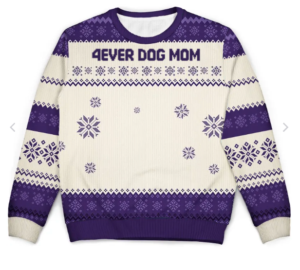 Christmas Sweater Personalized Cotton Blend Machine Washable