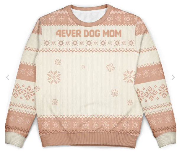 Christmas Sweater Personalized Cotton Blend Machine Washable