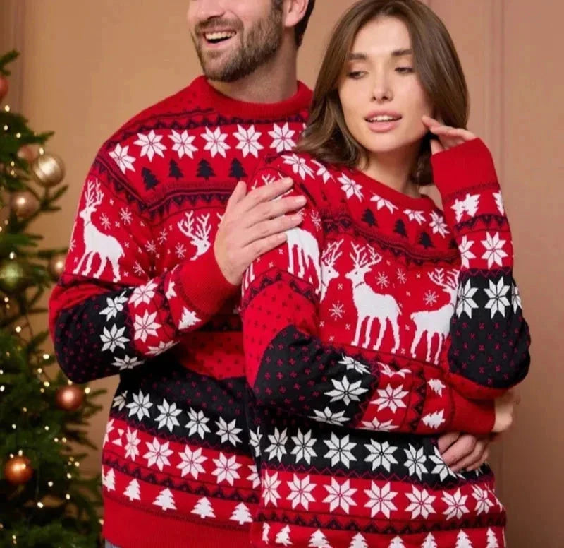 Christmas Sweater Unisex Fit Nordic Pattern