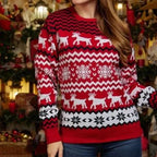 Christmas Sweater Unisex Fit Nordic Pattern