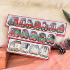 Christmas Train Decoration Set Durable Wooden Tabletop Accent