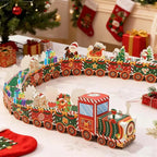 Christmas Train Lightweight Paper Intricate Figures