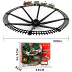 Christmas Train Ornament Battery-Powered Light & Sound