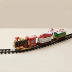 Christmas Train Ornament Battery-Powered Light & Sound