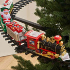 Christmas Train Ornament Battery-Powered Light & Sound