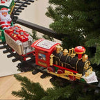 Christmas Train Ornament Battery-Powered Light & Sound