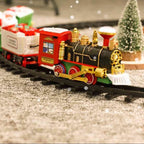 Christmas Train Ornament Battery-Powered Light & Sound