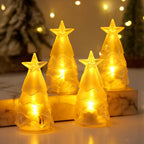 Christmas Tree Candle Holder Sparkling Tealight Compatible
