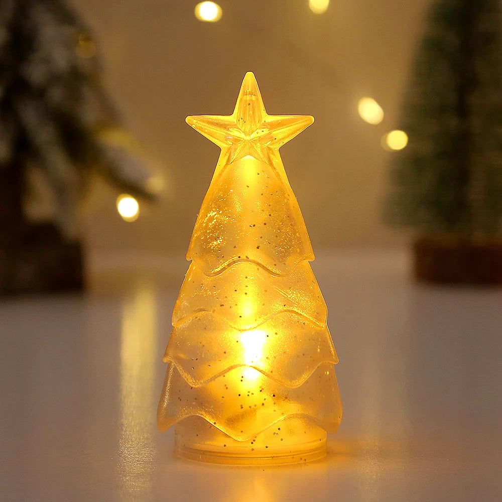 Christmas Tree Candle Holder Sparkling Tealight Compatible