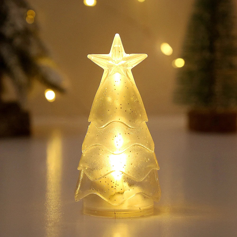 Christmas Tree Candle Holder Sparkling Tealight Compatible
