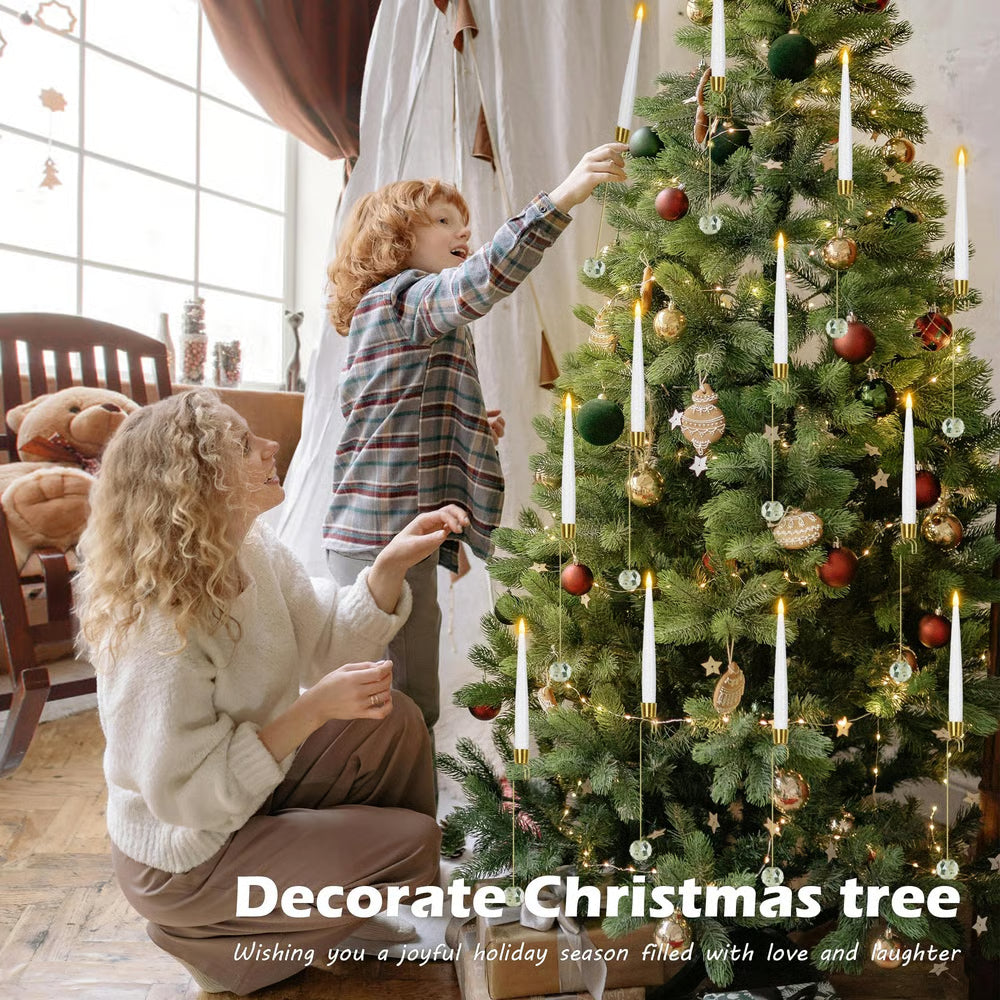 Christmas Tree Candle Lights Battery-Powered Remote & Timer