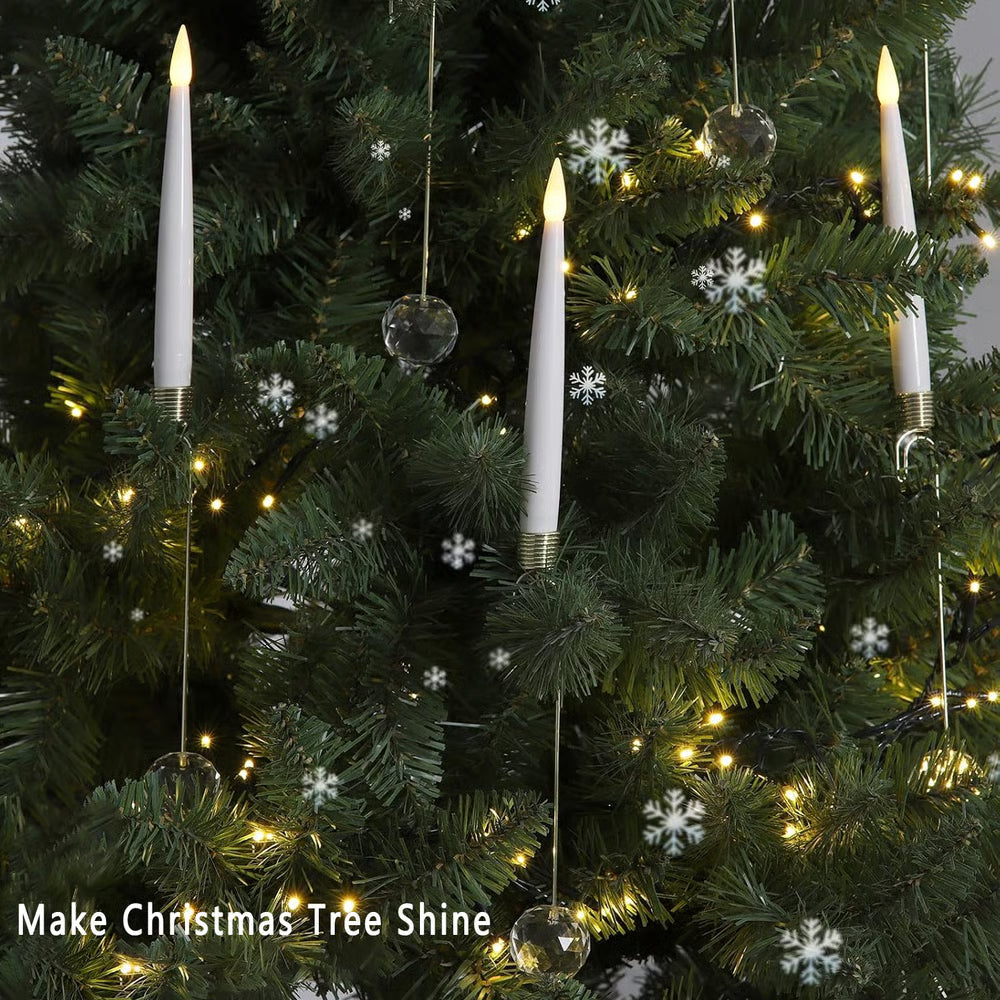 Christmas Tree Candle Lights Battery-Powered Remote & Timer