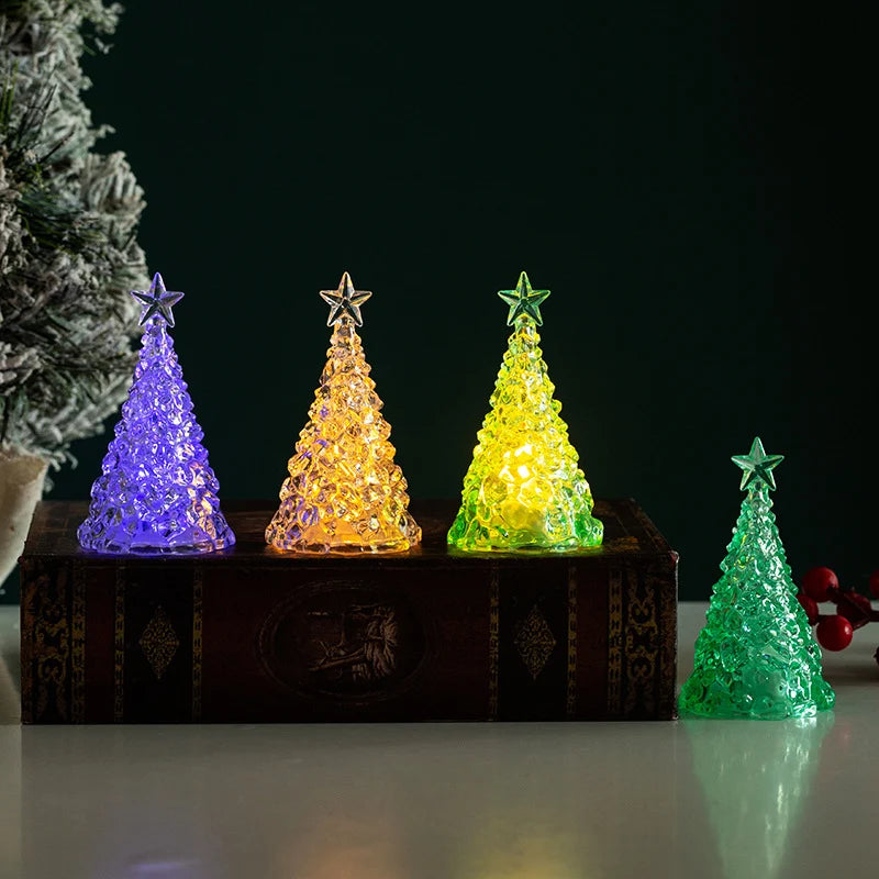 Christmas Tree Decoration LED Soft-Glow Transparent