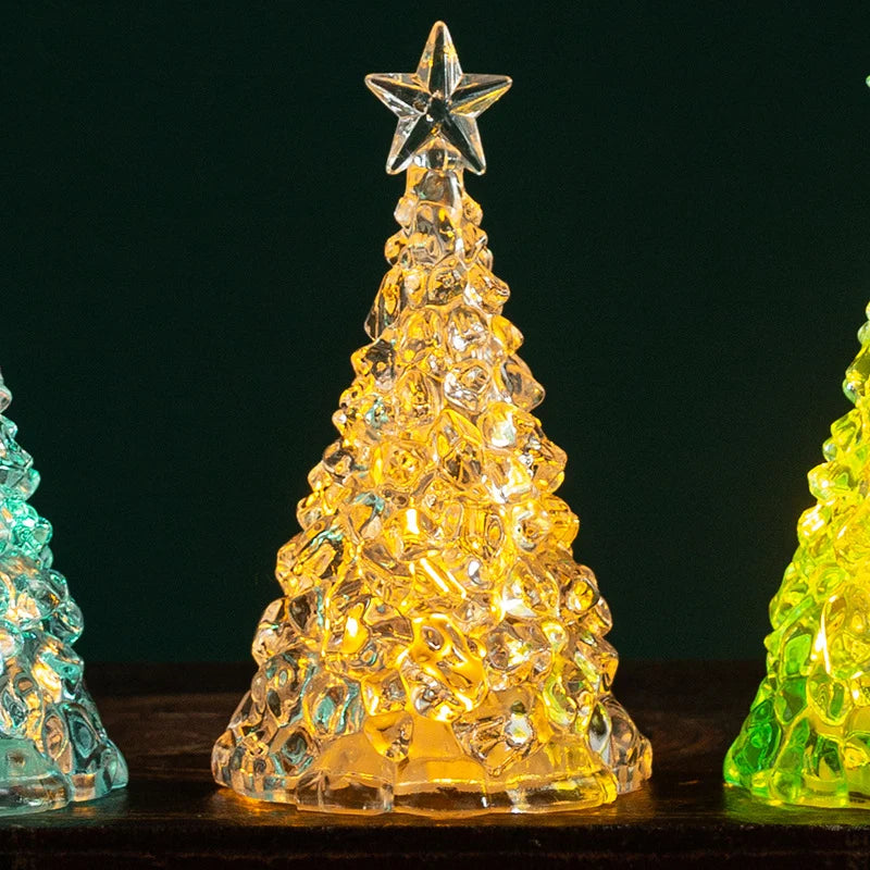 Christmas Tree Decoration LED Soft-Glow Transparent