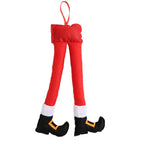 Christmas Tree Decoration Striped Elf Shoes Durable Fabric