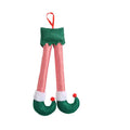 Christmas Tree Decoration Striped Elf Shoes Durable Fabric