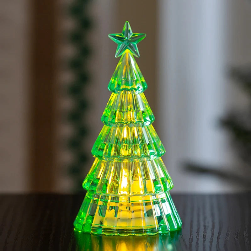 Christmas Tree Lamp Warm LED Tabletop Decor