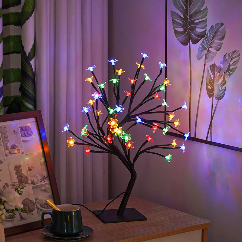 Christmas Tree Night Light USB-Powered Adjustable Colors