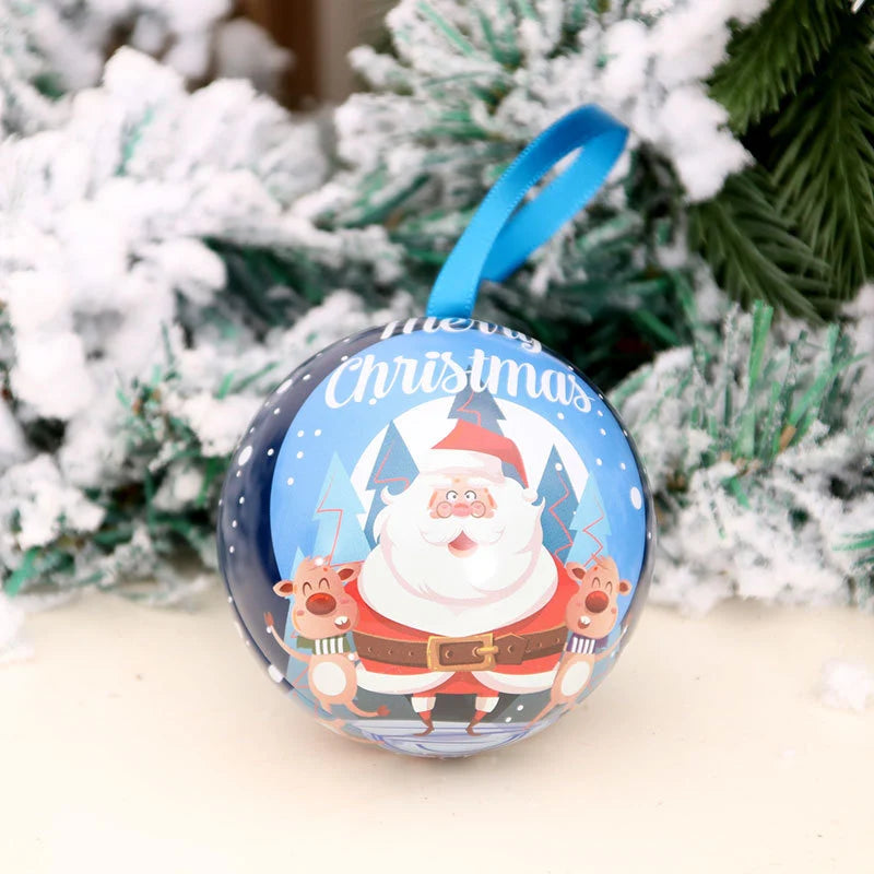 Christmas Tree Ornament Durable Santa & Reindeer Ribbon Hanger