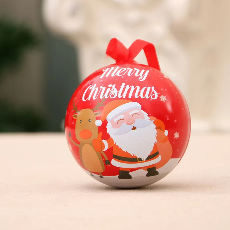 Christmas Tree Ornament Durable Santa & Reindeer Ribbon Hanger