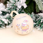 Christmas Tree Ornament Durable Santa & Reindeer Ribbon Hanger