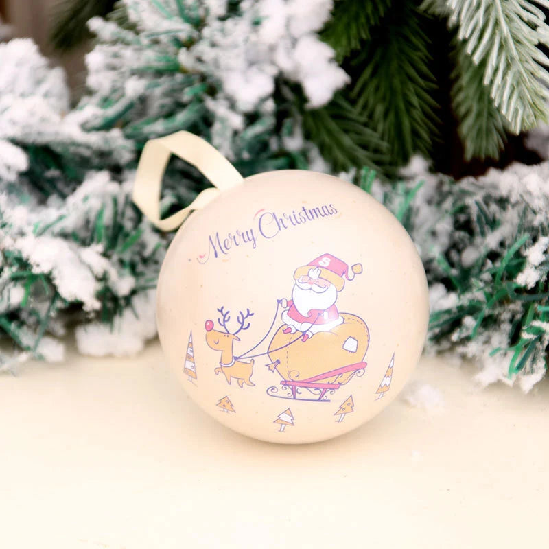 Christmas Tree Ornament Durable Santa & Reindeer Ribbon Hanger