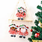 Christmas Tree Ornament Handmade Snowman Durable Fabric Hanging Loop
