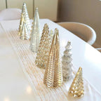 Christmas Tree Set Warm Amber LED 5-Piece Battery Operated