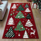 Christmas Tree Skirt Decorative Rug Multiple Sizes